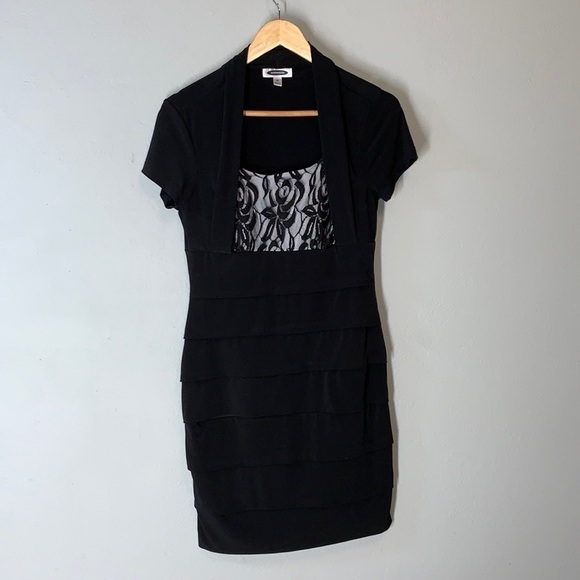 Intermission Women's Midi Dress, size 10, black - Picture 1 of 11